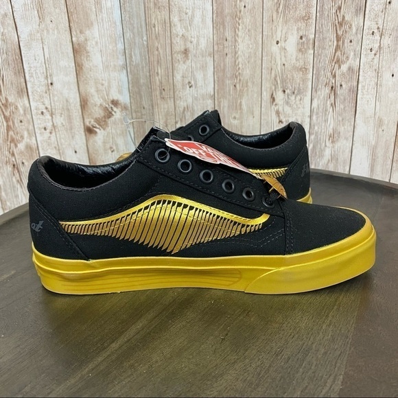 Vans Harry Potter Old Skool Goldensnitch Limited Edition Sneakers Size 6 Women - Picture 10 of 13